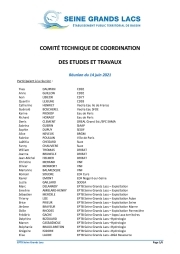 CO.TE.CO 14 juin 2021 - Compte rendu - Seine Grands Lacs