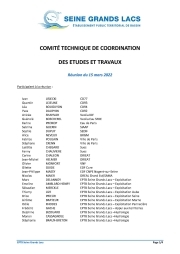CO.TE.CO 15 mars 2022 - Compte rendu - Seine Grands Lacs