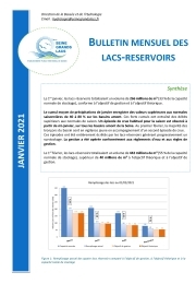 Bulletin hydrologique mensuel - Janiver 2021 - EPTB Seine Grans Lacs