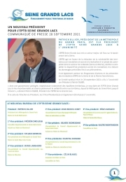 Un nouveau Président pour l'EPTB Seine Grands Lacs
