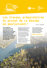 La Bassée - Lettre d'information n°2 - Juillet 2021 - Les travaux préparatoires du projet de La Bassée se poursuivent !