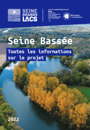 Projet d'aménagement du site pilote Seine Bassée - Seine Grands Lacs