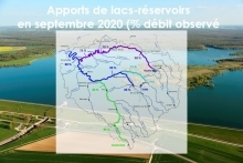 EPTB Seine Grands Lacs - Apport des lacs-réservoirs sur les axes régulés