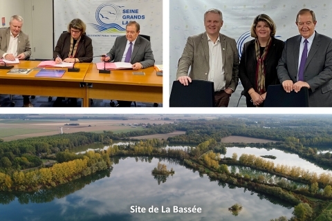 2 février 2022 - Signature d'un protocole d'accord d'indemnisation des agriculteurs du site pilote de la Bassée